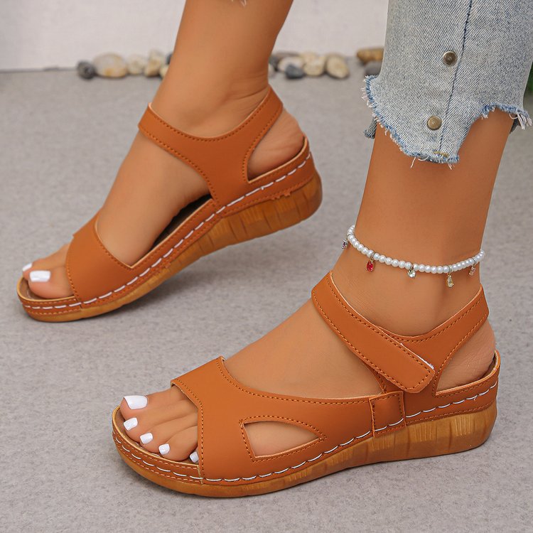 Damen Komfortable Sandalen mit atmungsaktiven Riemen EB