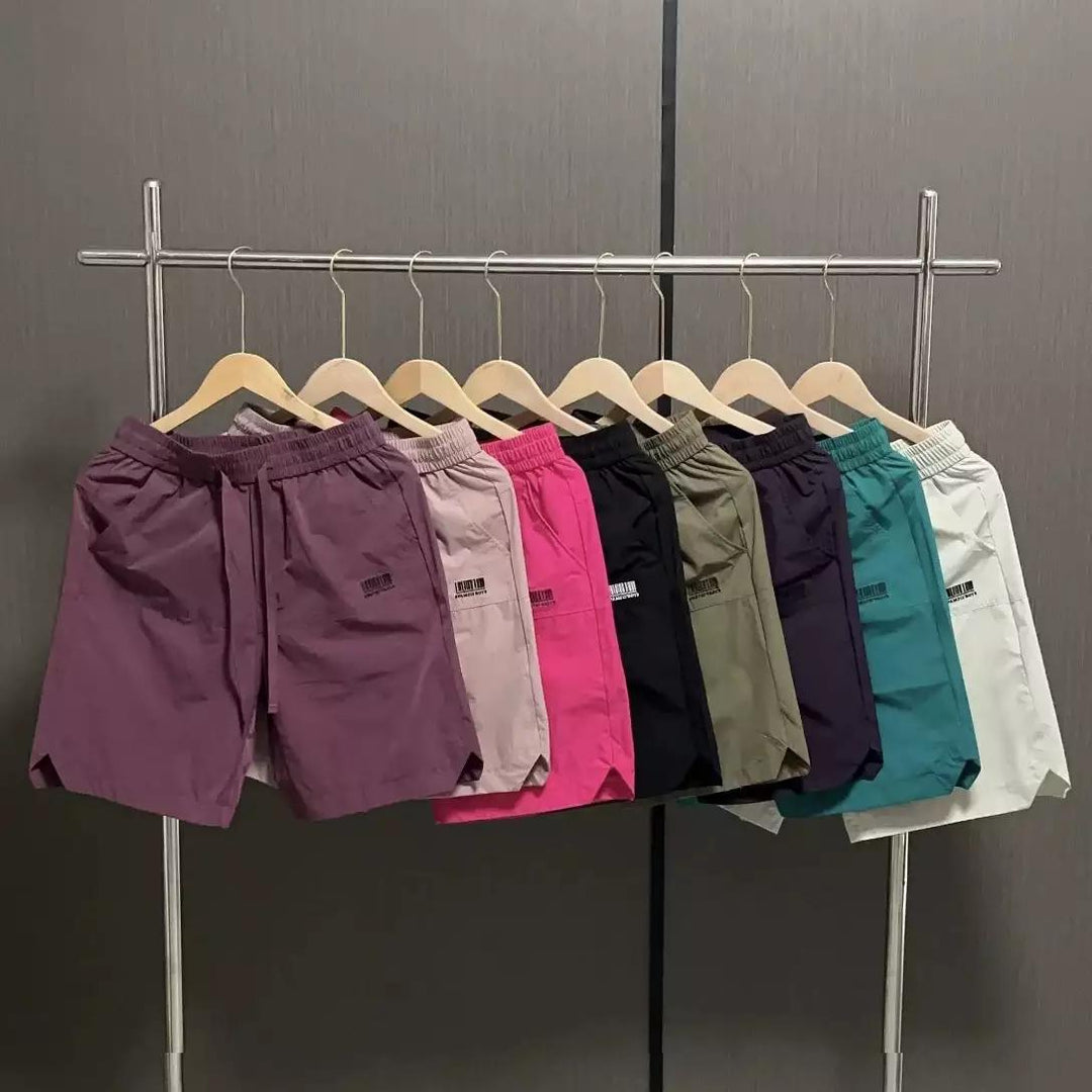 Herren lässige Sportshorts mit elastischem Bund und seitlichen Eingrifftaschen EB