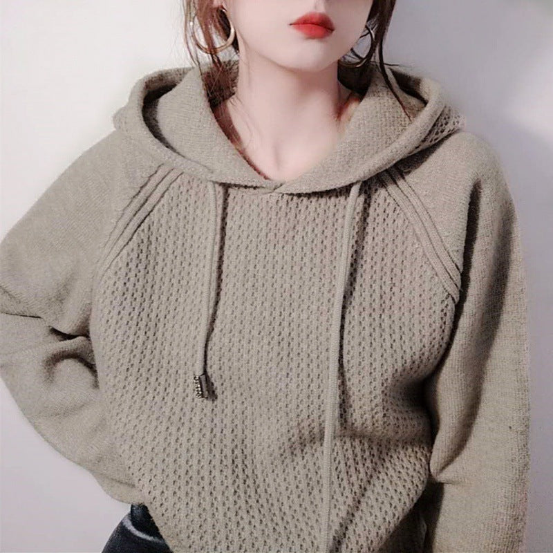 Damen Hoody mit innovativer Struktur und lässigem Schnitt EB
