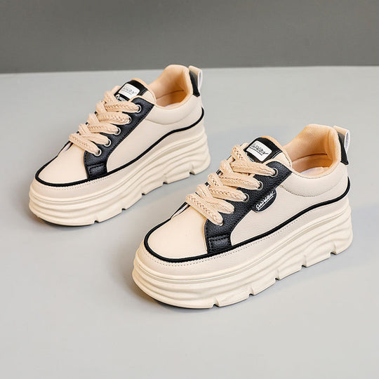 Damen modische Plateau-Sneaker mit ergonomischer Dämpfung EB
