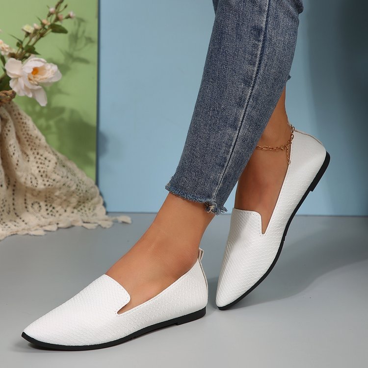 Damen Stilvolle und komfortable Ballerinas mit großem Schleifendetail EB