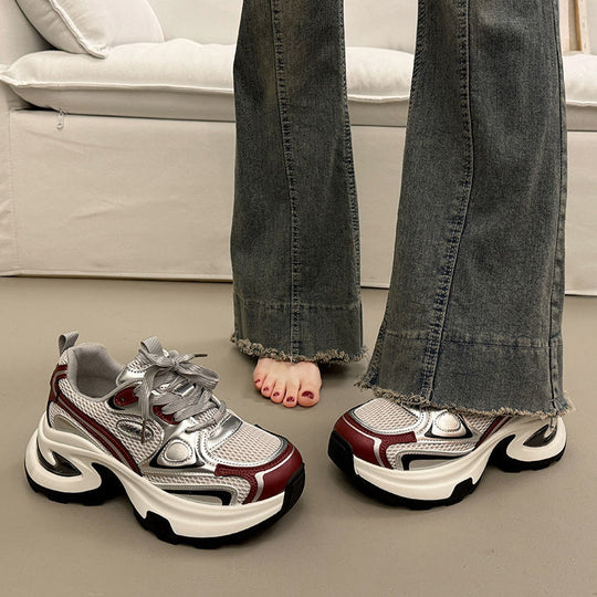 Damen Chunky Sneakers mit ergonomischer Dämpfung und sportlichem Design EB
