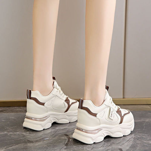 Damen Sportliche Chunky Sneakers mit weicher Dämpfung EB