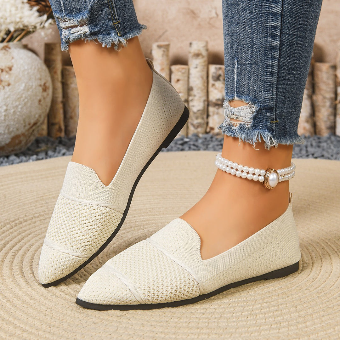 Damen Modische Halbschuhe mit atmungsaktiver Webstruktur und flexiblem Fußbett EB