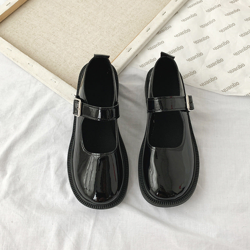 Damen elegante Mary Jane Schuhe mit verstellbarem Riemchen und weichem Innenfutter EB