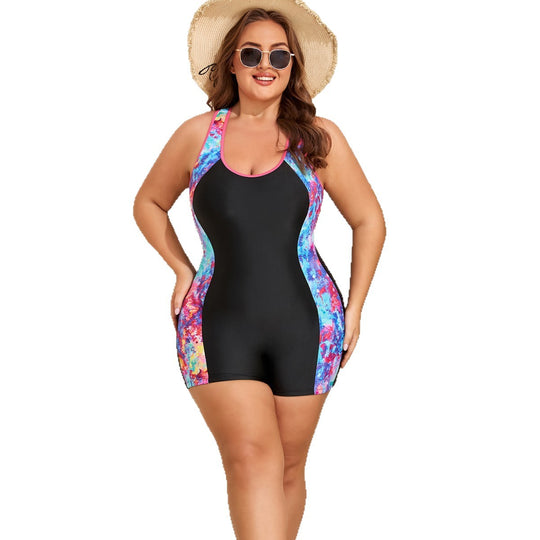 Damen Sportlicher Kurzschwimmanzug EB