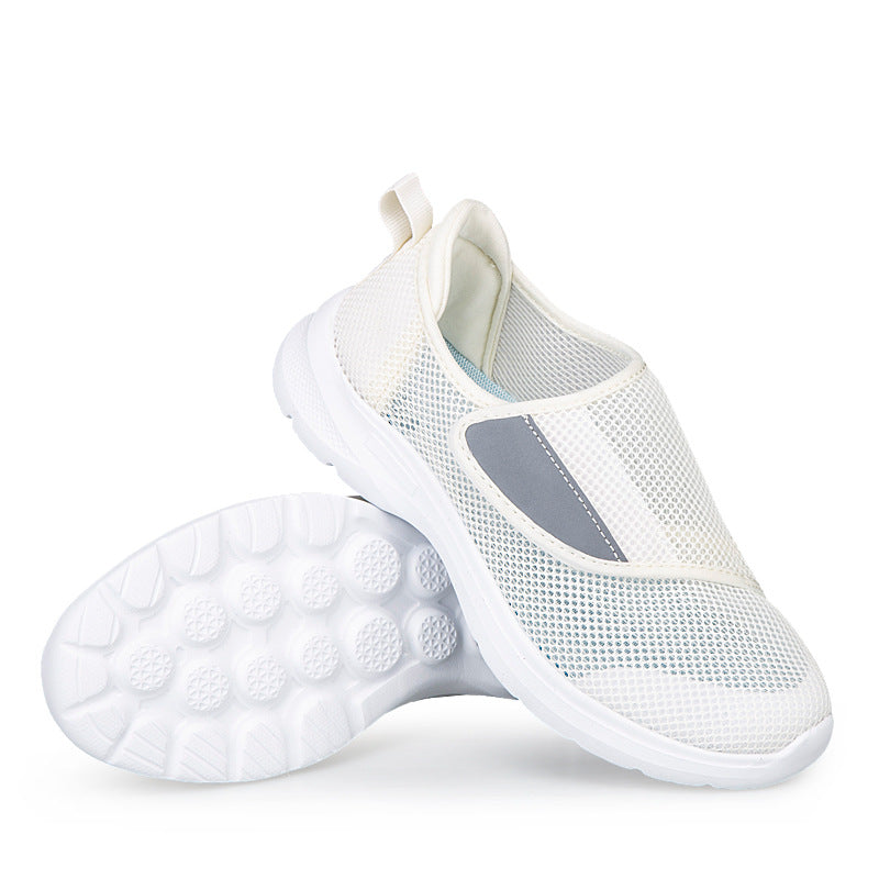 Damen Atmungsaktive Slip-On Sneakers mit rutschfester Sohle EB