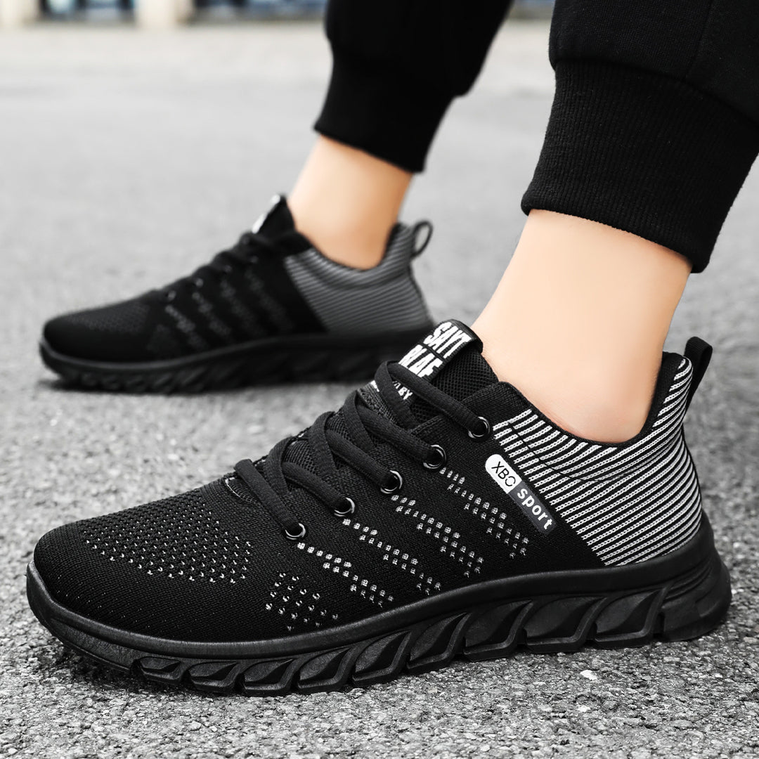 Damen Sportliche Laufschuhe mit atmungsaktiver Mesh-Oberfläche und dämpfender Sohle EB