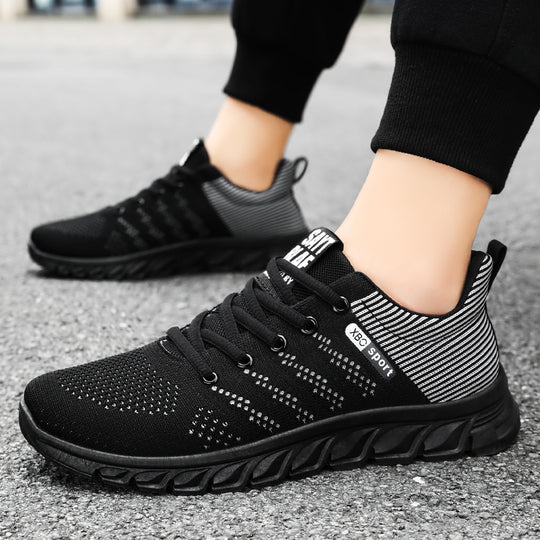 Damen Sportliche Laufschuhe mit atmungsaktiver Mesh-Oberfläche und dämpfender Sohle EB