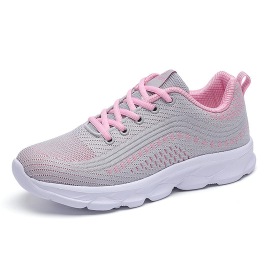 Damen Sportliche Lauf-Sneaker mit atmungsaktivem Gewebe und dämpfender Sohle EB
