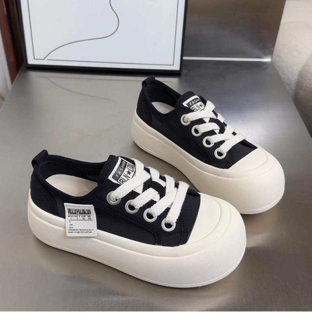 Damen modische Chunky-Sneaker mit bequemer Profilsohle EB