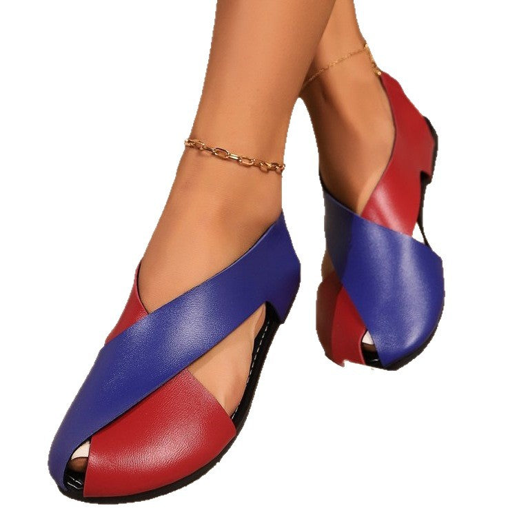 Damen Riemchen-Sandalen mit geschwungenem Design EB