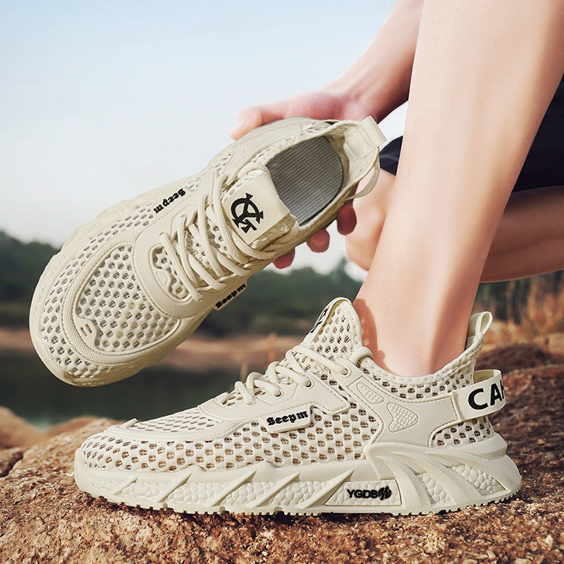 Damen Bequeme und atmungsaktive Sneakers mit innovativer Mesh-Oberfläche EB