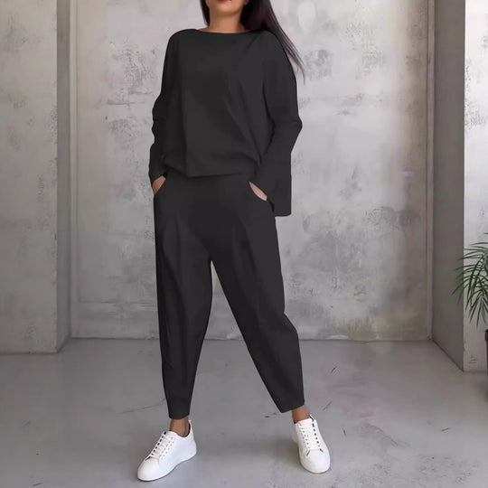 Damen Stilvolles und bequemes Lounge-Set mit weitem Schnitt EB