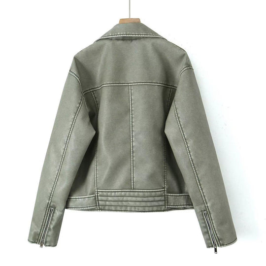 Damen Bikerjacke im Vintage-Stil EB
