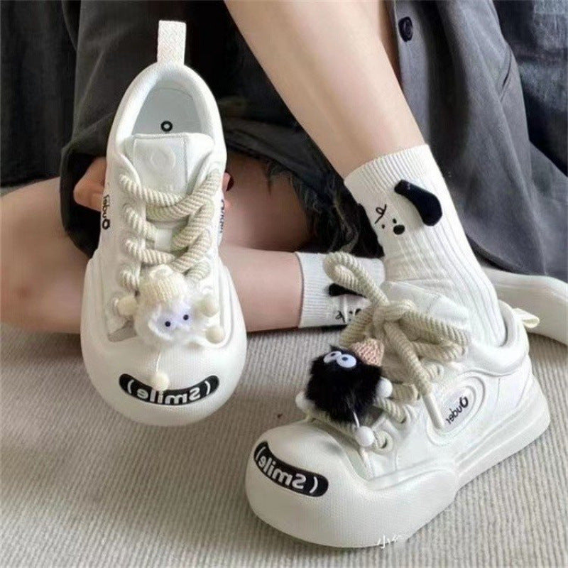 Damen Sportliche Sneaker mit modischem Textilobermaterial und klassischem Schnürsystem EB