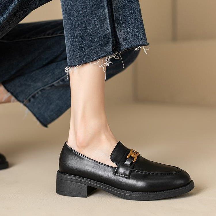 Damen Mokassins mit modischem Schnallen-Detail und komfortabler Sohle EB