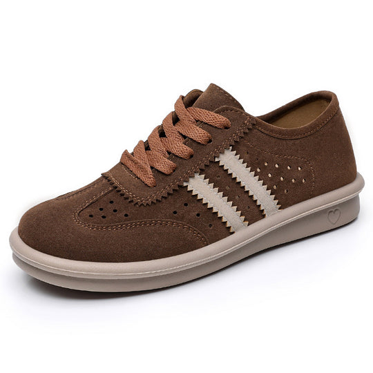 Damen Komfortable Sneakers aus weichem Wildleder EB