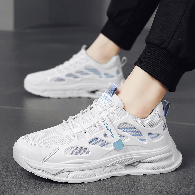 Damen Sportliche Leichtgewicht Sneakers mit atmungsaktivem Mesh-Obermaterial und dämpfender Sohle EB