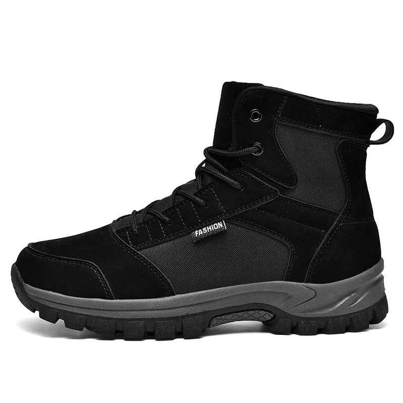 Damen Hohe Outdoor-Wanderstiefel mit rutschfester Sohle und atmungsaktivem Futter EB