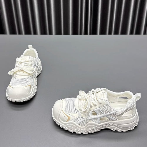 Damen sportive Lifestyle-Sneaker mit atmungsaktiver Mesh-Oberfläche und hochwertiger Dämpfungstechnologie EB