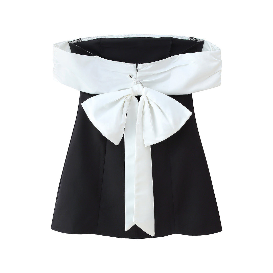 Damen Off-Shoulder Kleid mit elegantem Faltenwurf EB