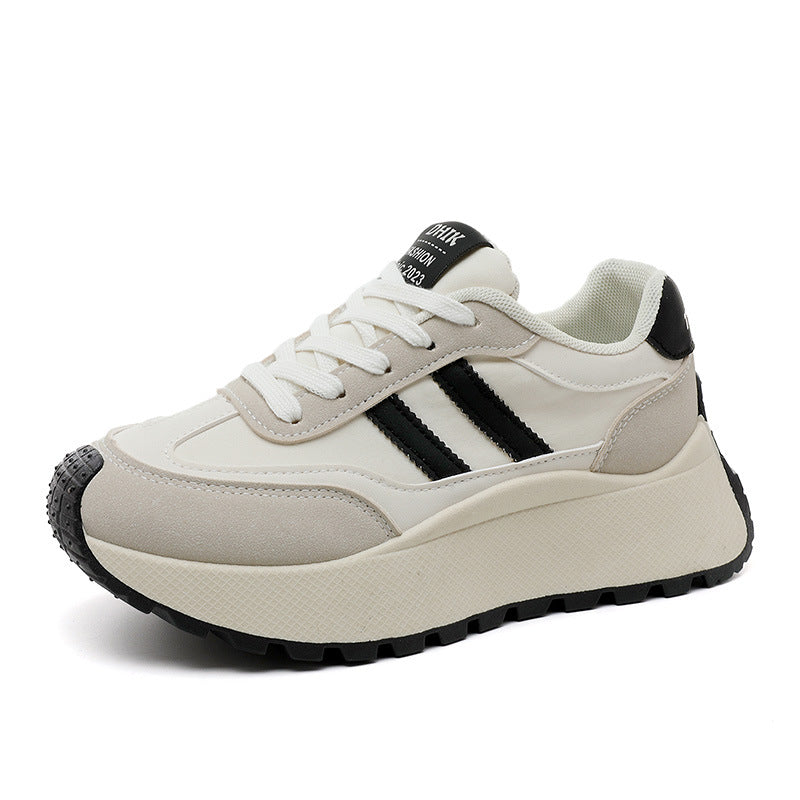 Damen Plateau Sneakers mit ergonomischem Dämpfungssystem und modischem Design EB