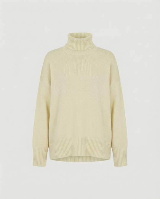Damen kuscheliger Rollkragenpullover EB