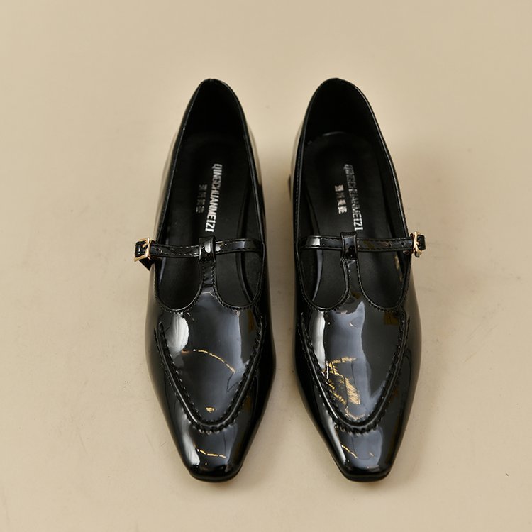 Damen elegante Mary Jane Pumps mit modischem Blockabsatz EB