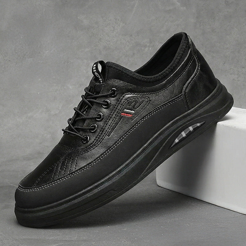 Damen Bequeme und stylische Ledersneaker mit rutschfester Sohle und atmungsaktivem Innenfutter EB