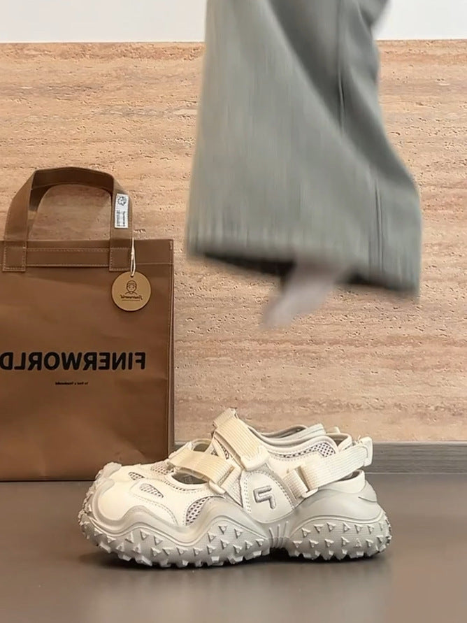 Damen Outdoor-Sneaker mit atmungsaktiver Mesh-Oberfläche und rutschfester Profilsohle EB