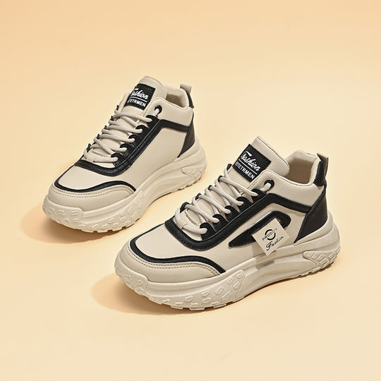 Damen Sportliche Chunky Sneakers mit dämpfender Sohle EB