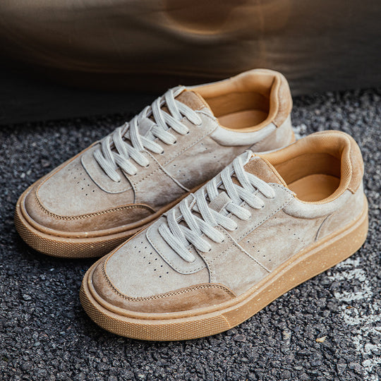 Damen Sportliche Sneaker aus hochwertigen Veloursleder mit ergonomischer Dämpfung EB