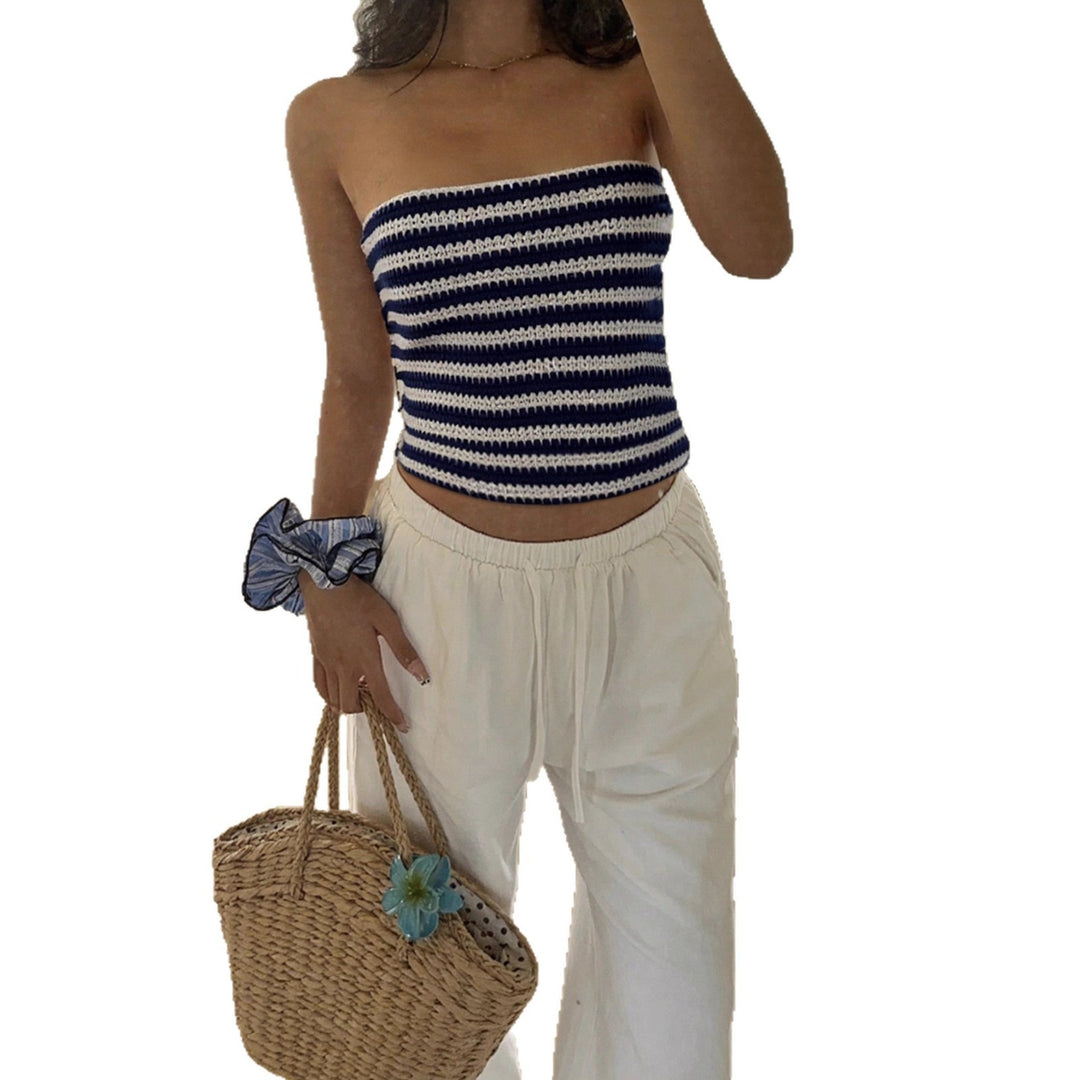 Damen Sommerliches Bustier Top EB