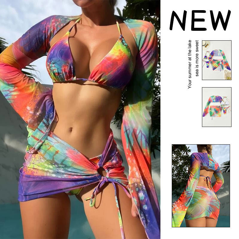 Damen Bikini-Set mit stylischem Cover-Up EB