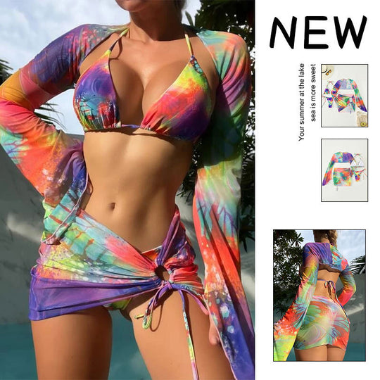 Damen Bikini-Set mit stylischem Cover-Up EB