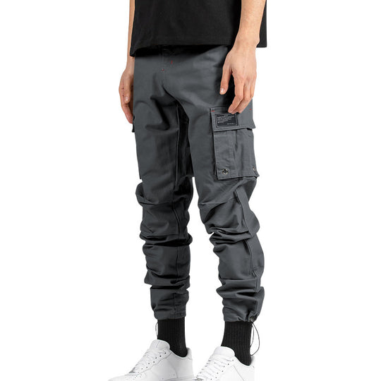 Herren Cargo-Hose mit elastischem Bund und praktischen Taschen EB