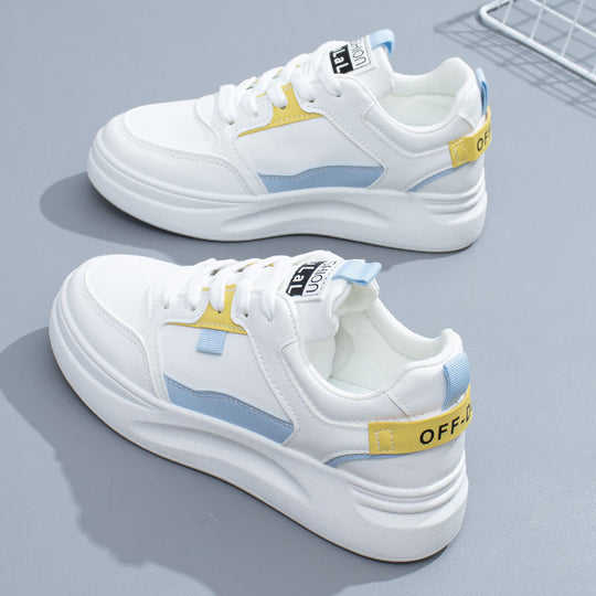Damen Sportliche Sneakers mit modischem Design und extra dicker Sohle EB