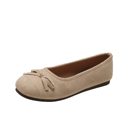 Damen Ballerina-Schuhe mit elegantem Schleifendetail EB