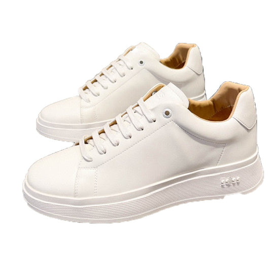 Damen Hochwertige Sneakers aus geschmeidigem Leder mit gepolsterter Sohle EB