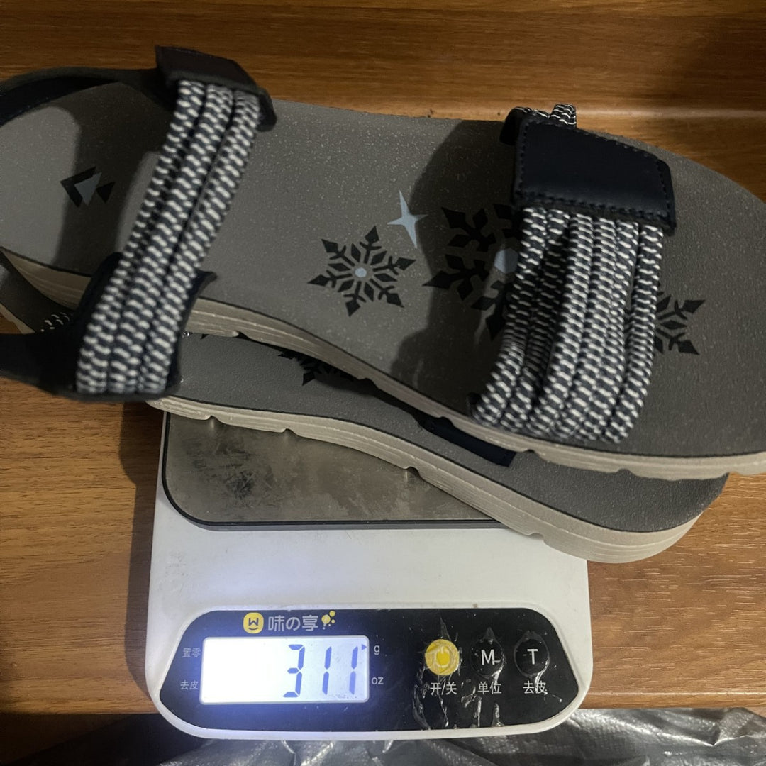 Damen Komfortable Freizeit-Sandalen mit verstellbaren Riemen und gepolsterter Sohle EB