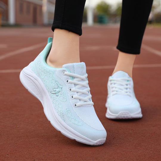 Damen Sportliche Laufschuhe mit atmungsaktivem Mesh-Obermaterial EB