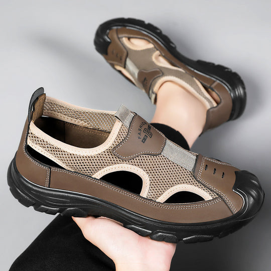 Damen Atmungsaktive Strandschuhe mit rutschfester Sohle und elastischem Design EB