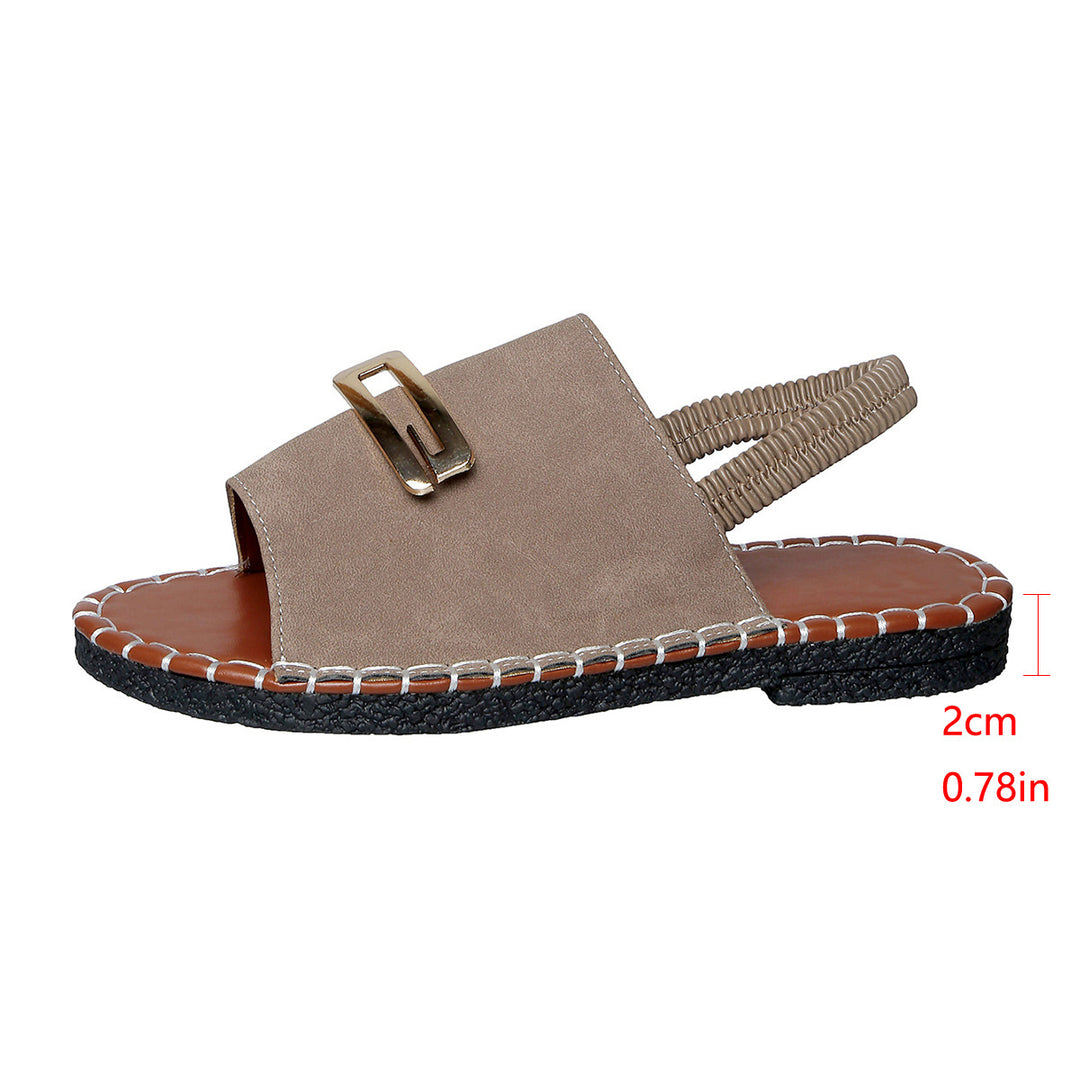Damen Komfortable Sandalen mit modischem Schnallenverschluss und ergonomischer Fußbettung EB