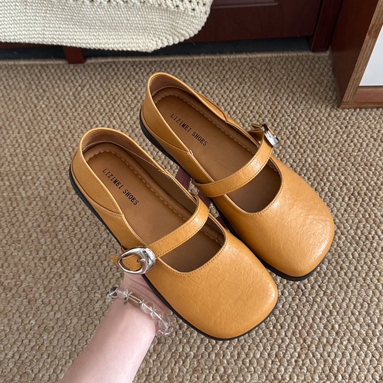 Damen elegante Mary Jane Schuhe mit geschmackvollem Riemchen und komfortablem Fußbett EB