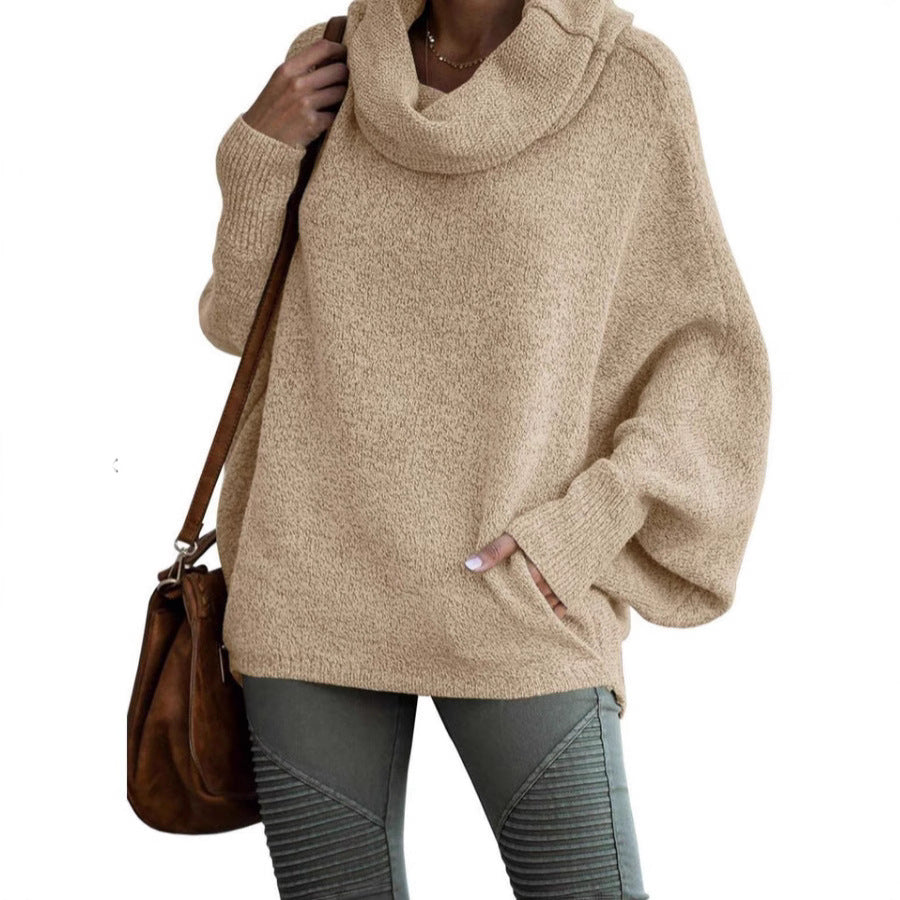 Damen Kapuzensweater aus kuscheligem Strick EB