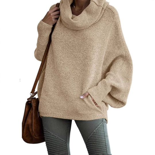 Damen Kapuzensweater aus kuscheligem Strick EB