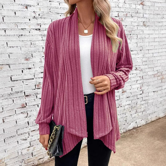 Damen gemütliche Strickjacke EB