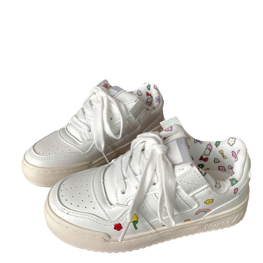 Damen Sportliche Sneaker mit atmungsaktivem Obermaterial und robustem Design EB