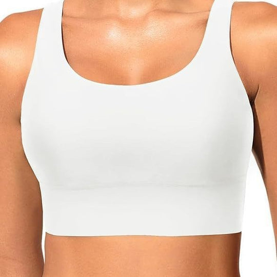 Damen sportlicher Crop-Top mit klassischen Streifen EB